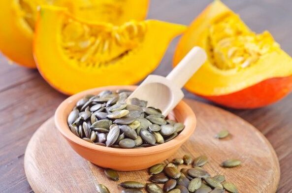 Pumpkin seeds remove parasites from the body