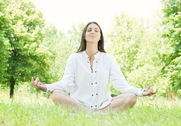 Meditate to purify the body